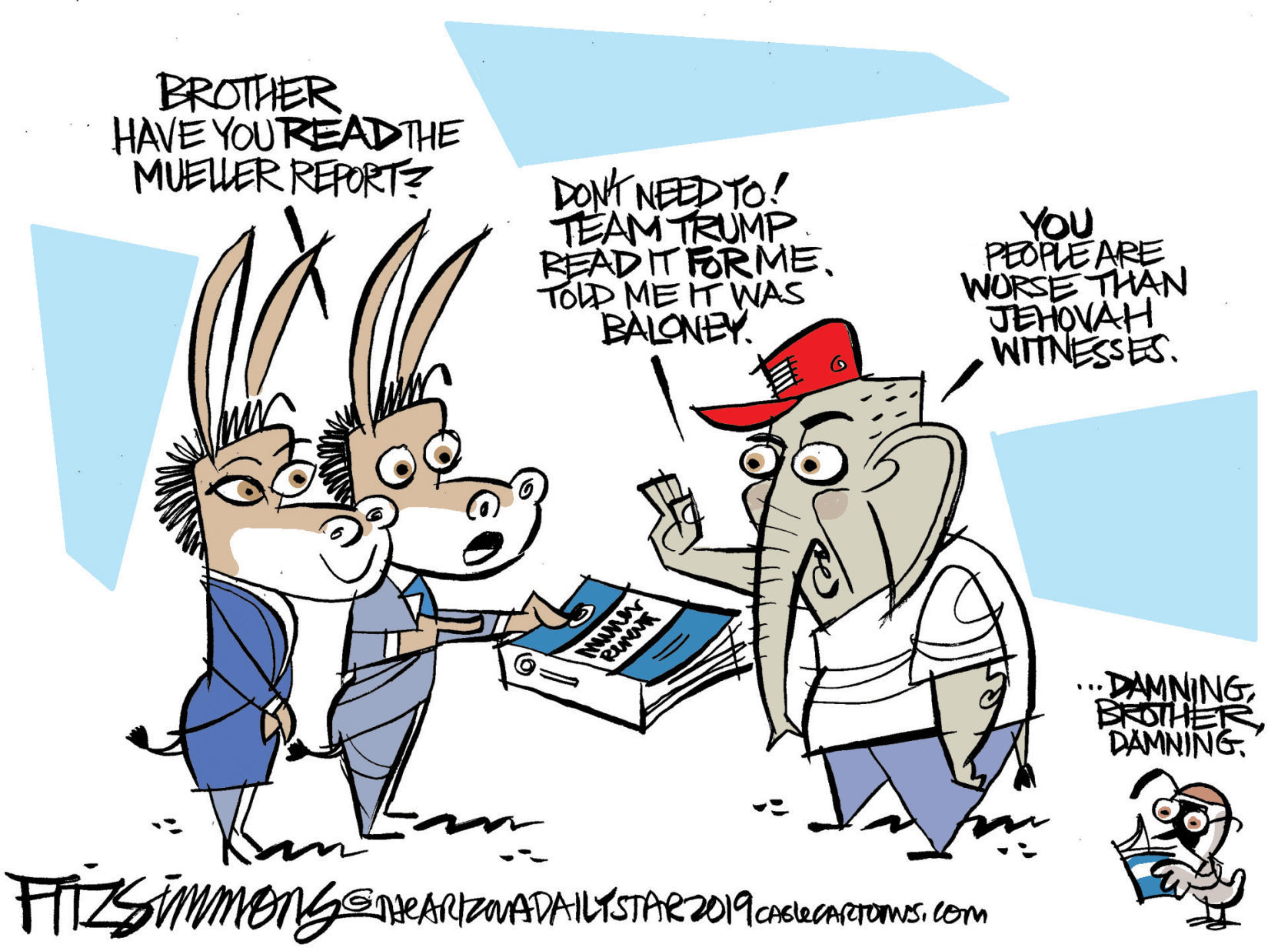 Daily Fitz Cartoon: Good read